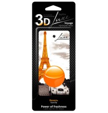 Ароматизатор на зеркало 3D Sapfire Эйфелева башня ваниль, SAA-07851