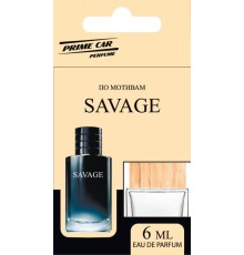 Ароматизатор на зеркало Prime Car Perfume бутылочка по мотивам Savage 6 мл