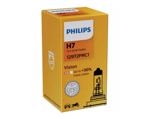 Лампа галогенная H7 55W 12V PHILIPS Vision