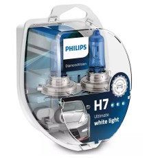 Лампа галогенная H7 55W 12V PHILIPS Diamond Vision к-кт 2шт.