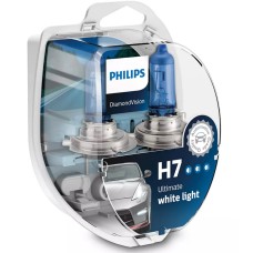 Лампа галогенная H7 55W 12V PHILIPS Diamond Vision к-кт 2шт.